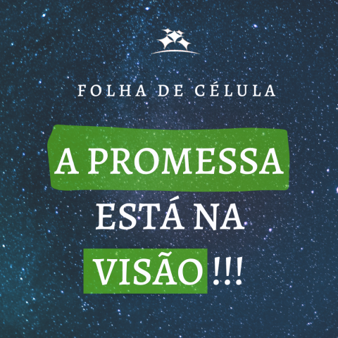 A PROMESSA ESTÁ NA VISÃO