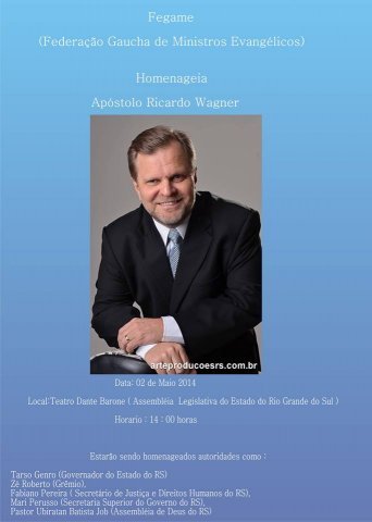 Homenagem para Ap. Ricardo Wagner