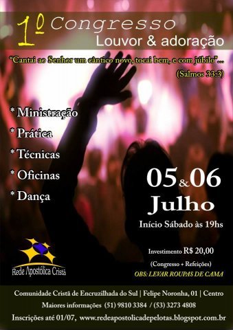 1º Congresso de Louvor e Adoração em Encruzilhada do Sul