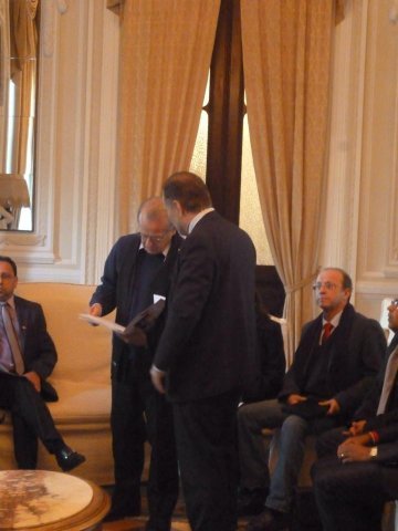 Ministrando com Governador do Estado