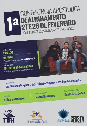 Aconteceu 1ª Conferência Apostólica de Alinhamento
