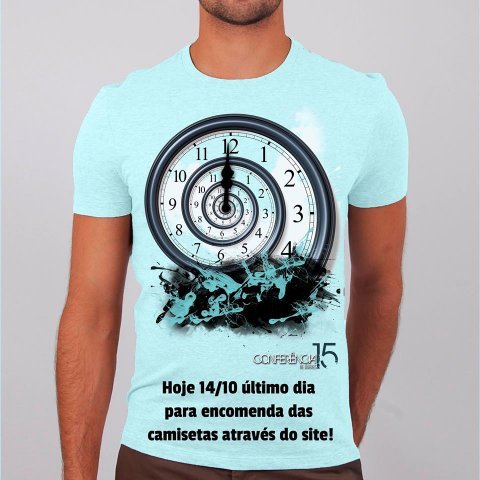 Último dia para encomendas das camisetas da Conferência de Líderes pelo site