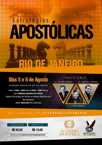 Academia Apostólica no Rio de Janeiro - RJ