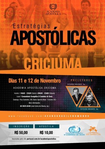 Academia Apostólica em Criciúma - SC