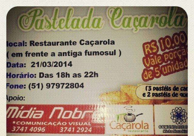 Pastelada em Venâncio Aires!