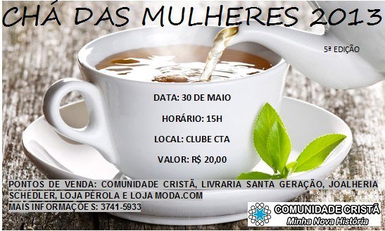 Chá das Mulheres 2013!