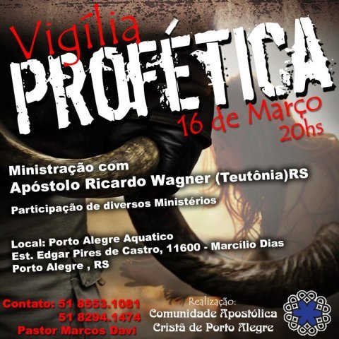 Vigília Profética em POA