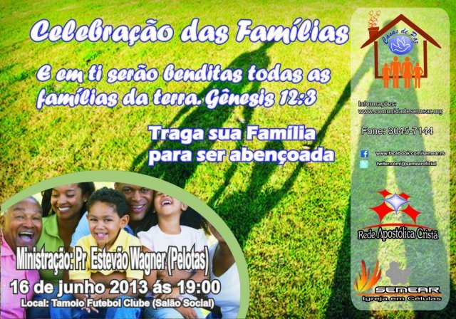 Agenda da Comunidade Semear de Viamão