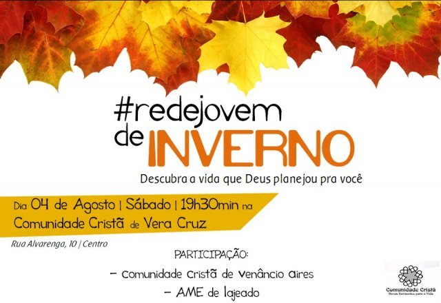 Rede Jovem de Inverno da Comunidade Cristã de Vera Cruz