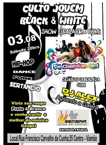 Culto Jovem Black & White na Semear de Viamão