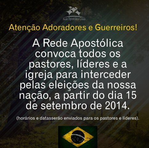Convocação Intercessão