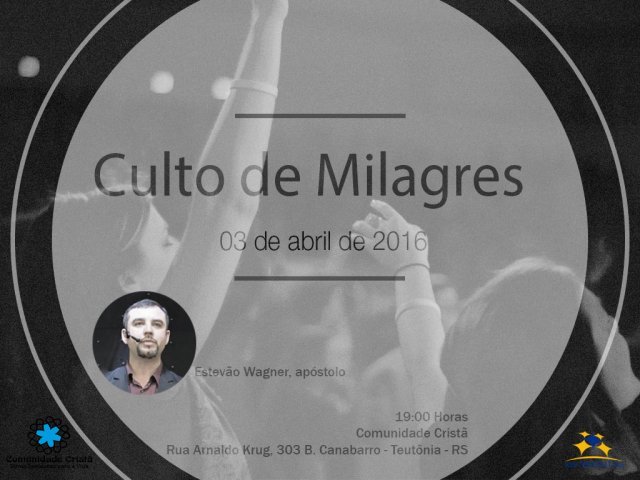 Aconteceu Culto com Estevão Wagner, apóstolo