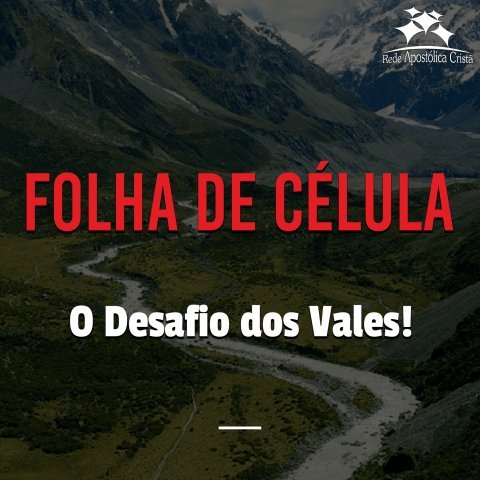 O DESAFIO DOS VALES