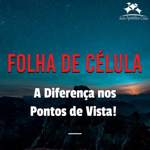 A DIFERENÇA NOS PONTOS DE VISTA