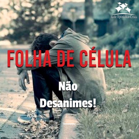 NÃO DESANIMES