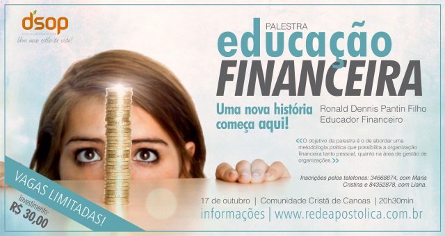 Palestra Educação Financeira – Uma nova história começa aqui!
