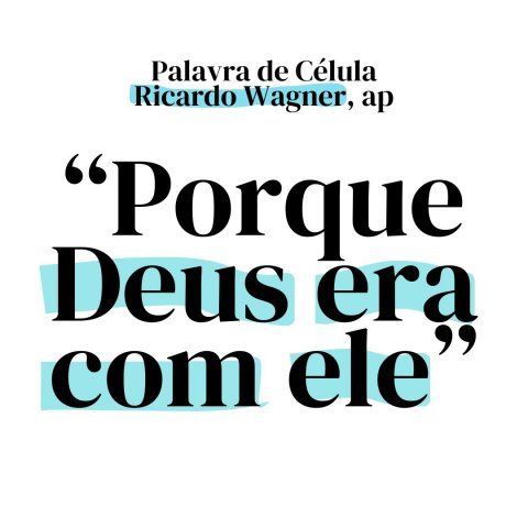PORQUE DEUS ERA COM ELE