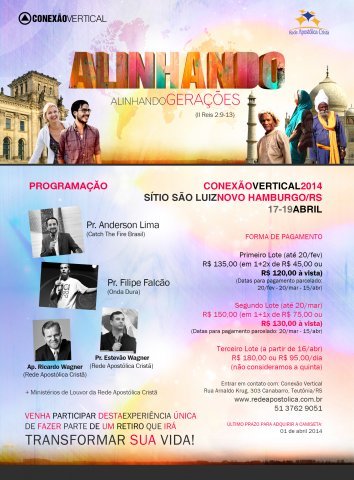 Programação Conexão Vertical 2014
